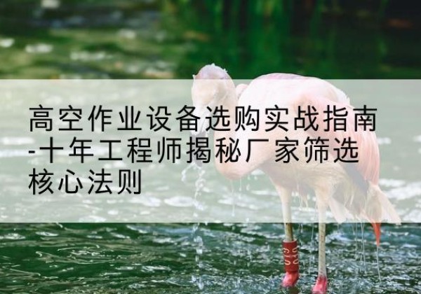 裕安剪叉式升降机厂家-高空作业设备选购实战指南-十年工程师揭秘厂家筛选核心法则
